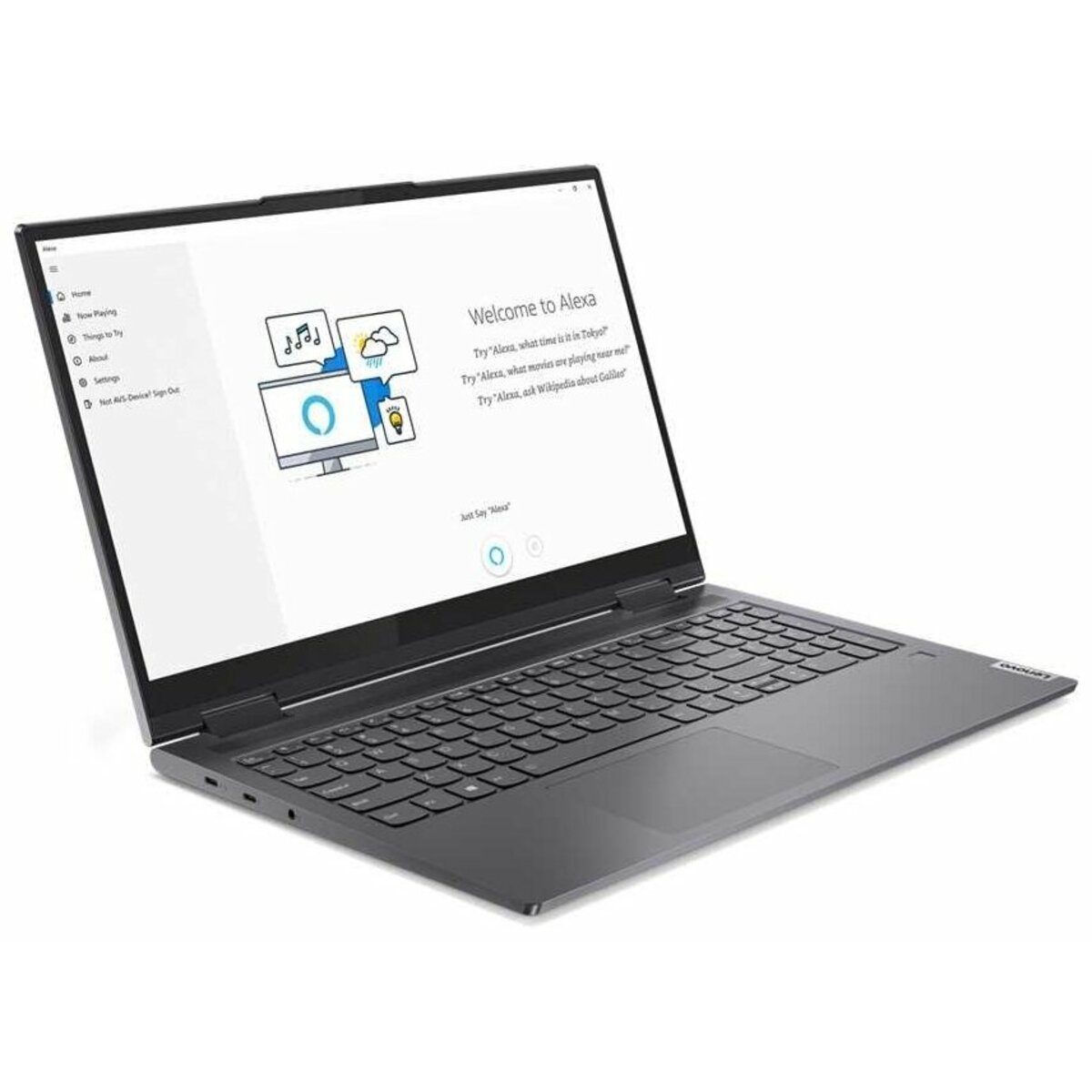 Трансформер Lenovo Yoga 7 15ITL5 Core i5 1135G7 16Gb SSD512Gb UMA 15.6 IPS Touch FHD (1920x1080) Windows 11 grey WiFi BT Cam