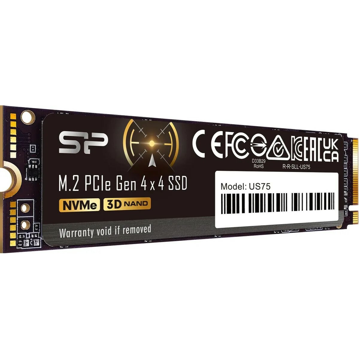 Накопитель SSD Silicon Power PCI-E 4.0 x4 2TB SP02KGBP44US7505