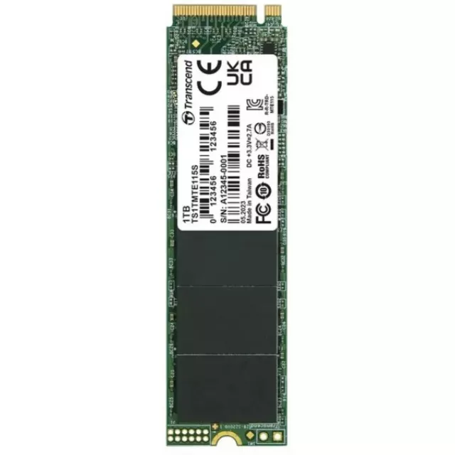 Накопитель SSD Transcend PCI-E 3.0 x4 1Tb TS1TMTE115S