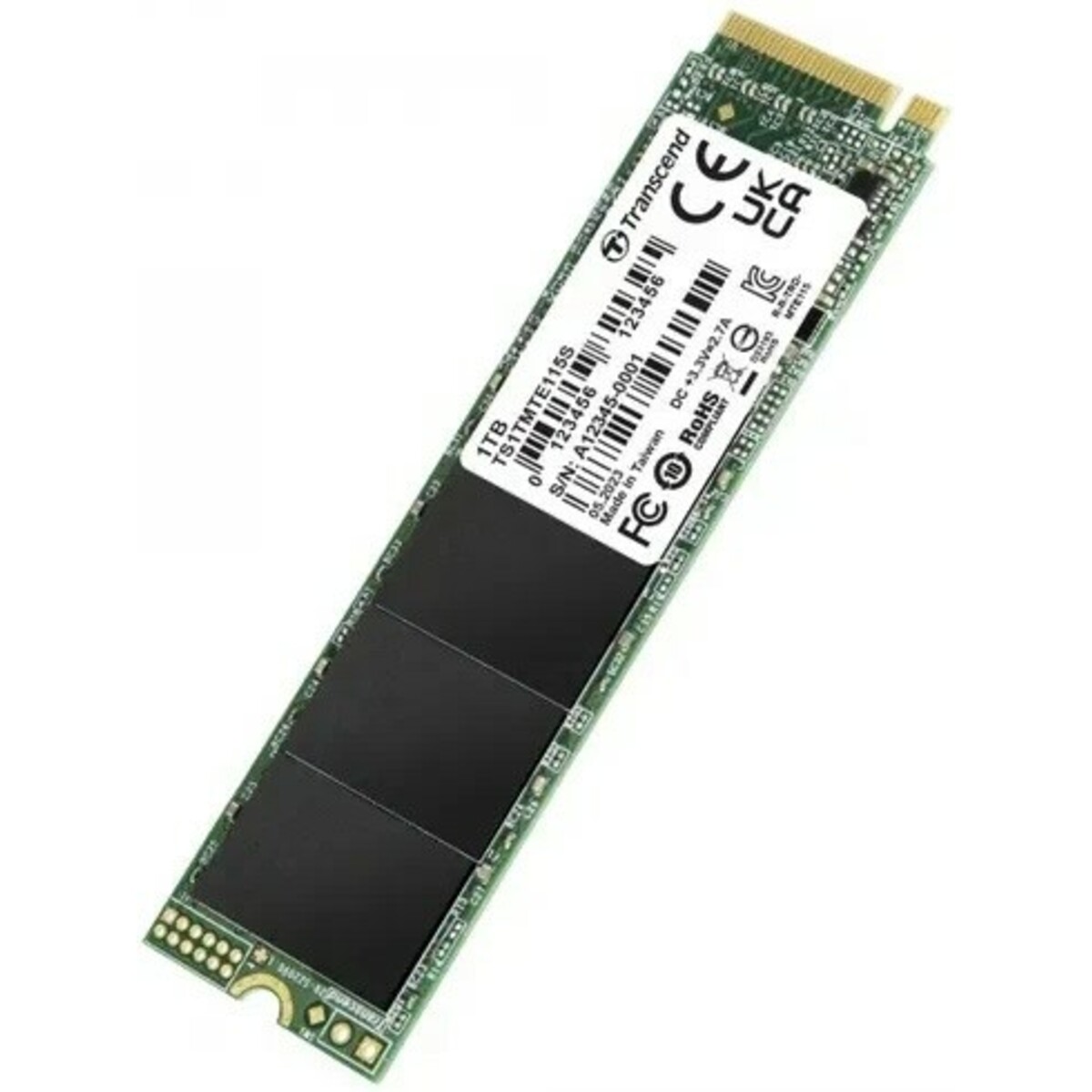 Накопитель SSD Transcend PCI-E 3.0 x4 1Tb TS1TMTE115S