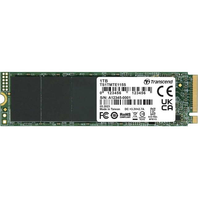 Накопитель SSD Transcend PCI-E 3.0 x4 1Tb TS1TMTE115S
