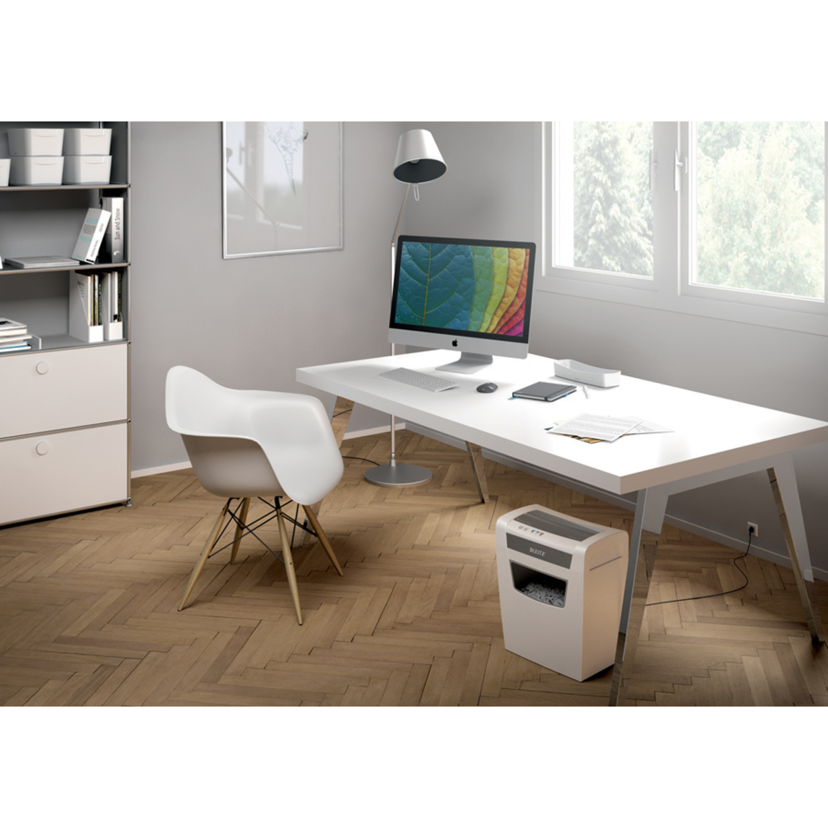 Шредер Leitz IQ Home Office компактный 80090000 (Цвет: White)