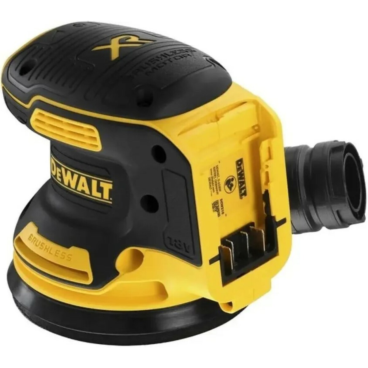 Эксцентриковая шлифовальная DeWalt DCW210N (Цвет: Yellow/Black)