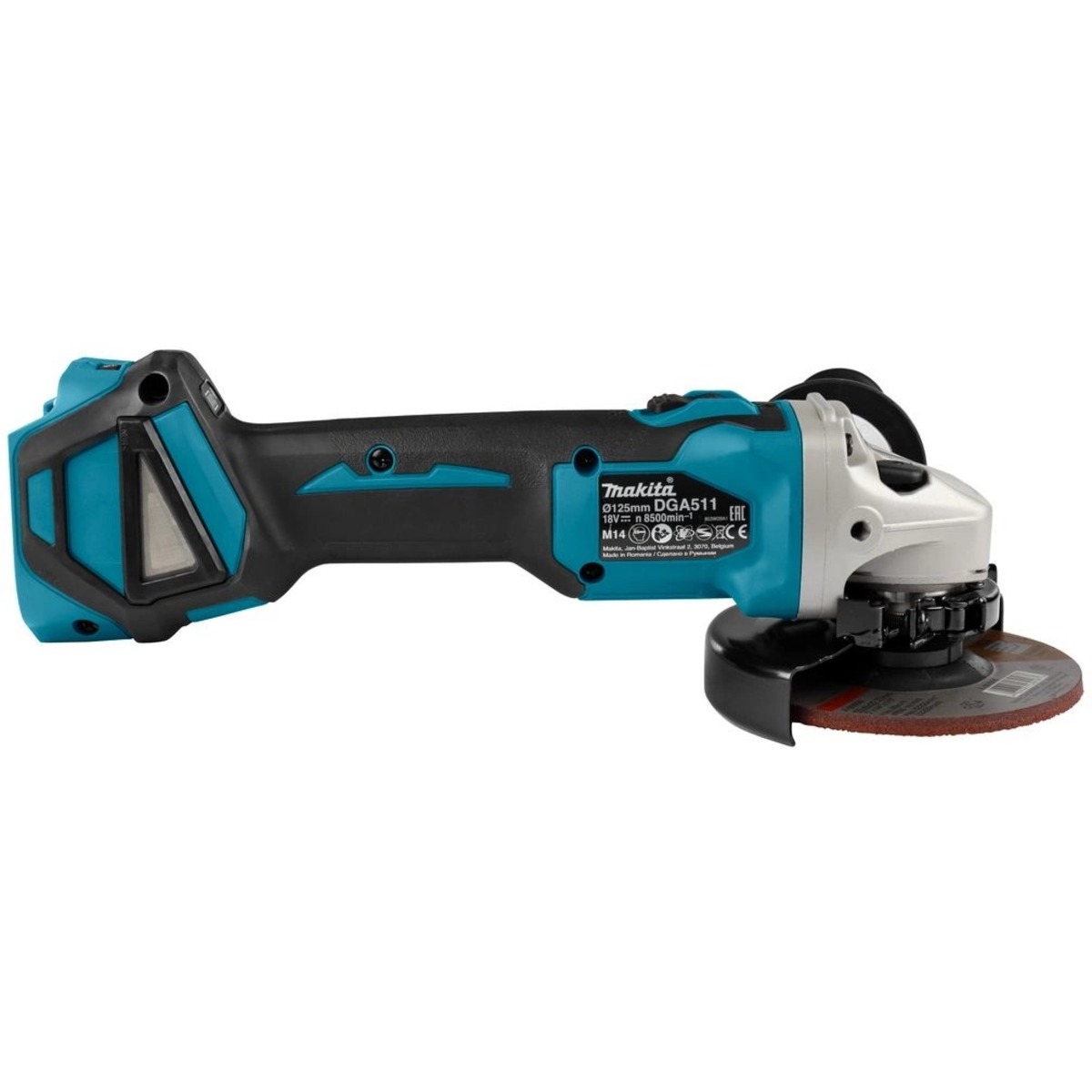Углошлифовальная машина Makita DGA511Z (Цвет: Blue)