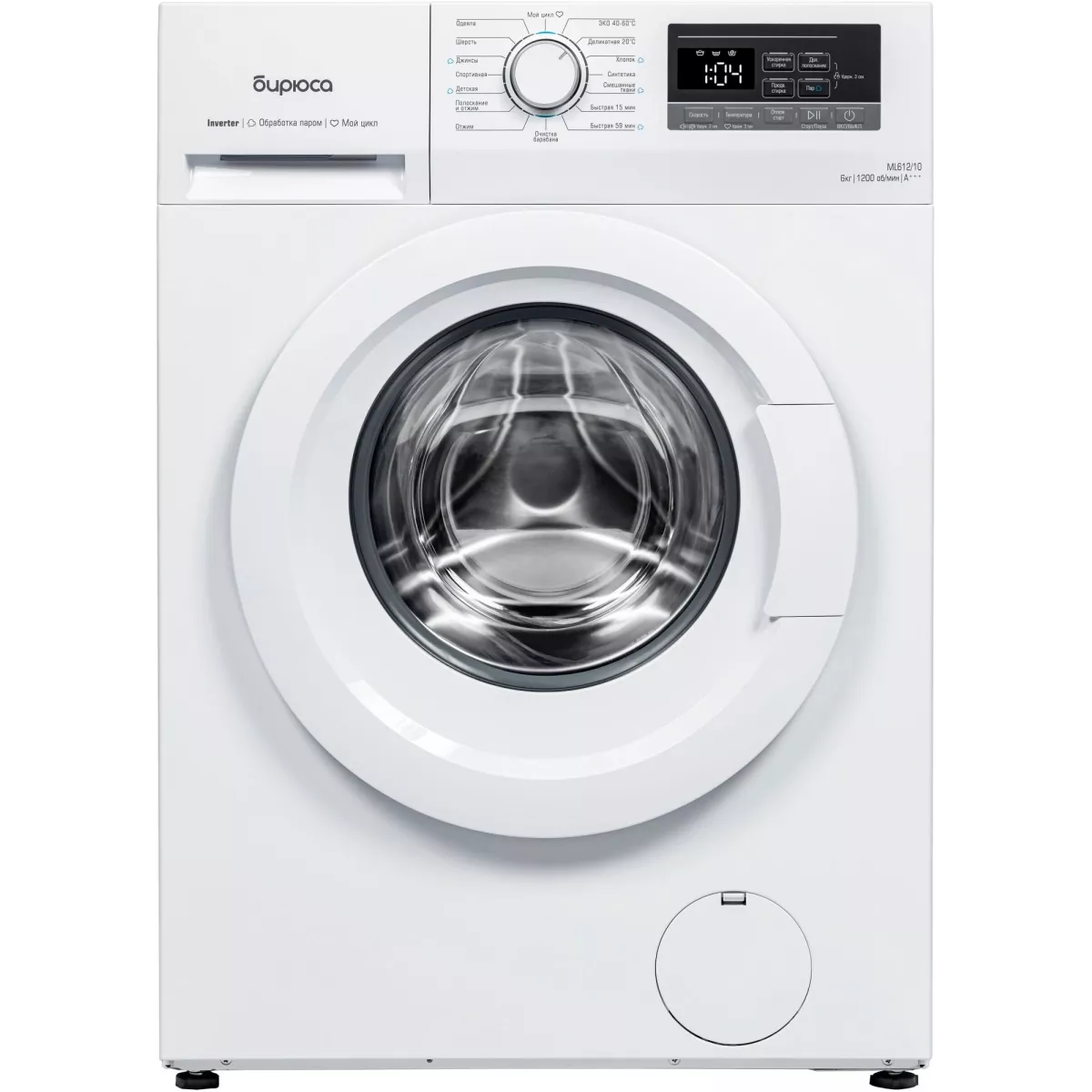 Стиральная машина Бирюса WM-ML612/10, белый