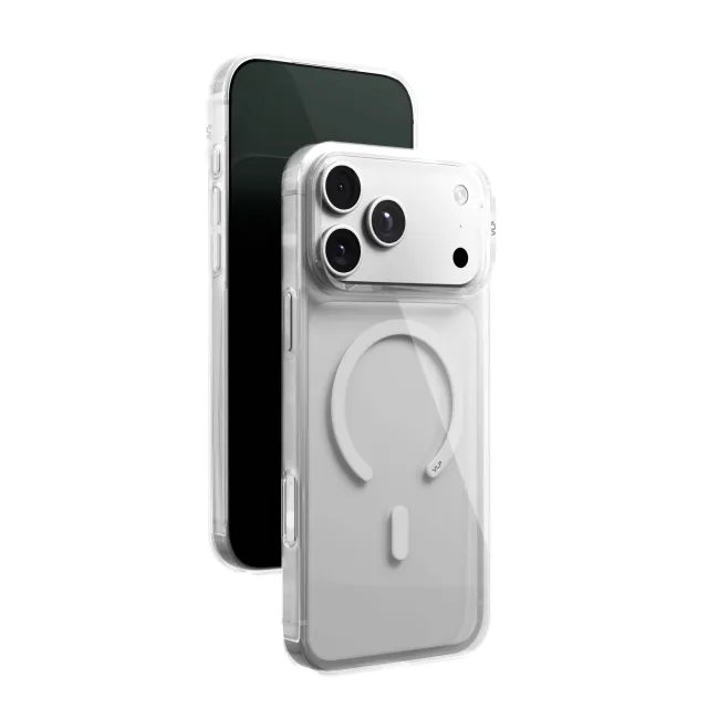 Чехол-накладка VLP Diamond Case with MagSafe для Apple iPhone 18 Pro, прозрачный
