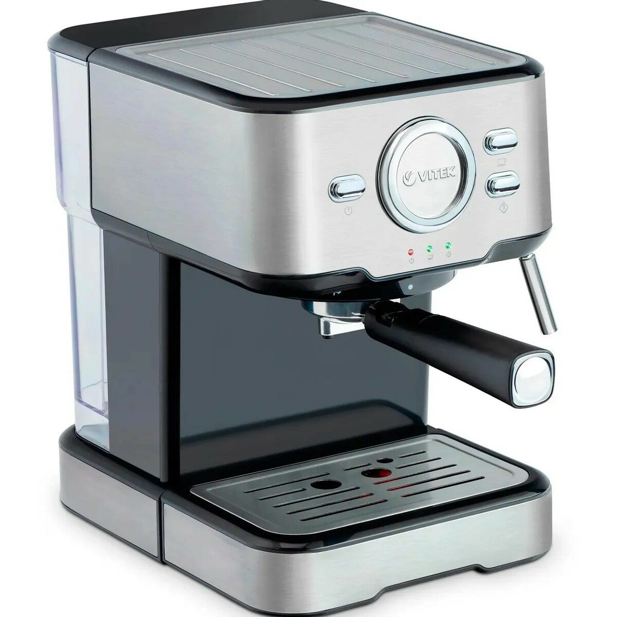 Кофеварка рожковая Vitek VT-1520 (Цвет: Silver / Black)