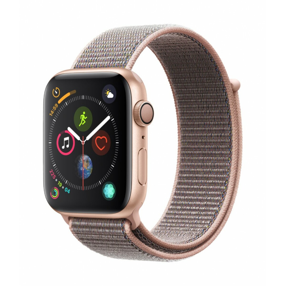 Умные часы Apple Watch Series 4 GPS + Cellular 44mm Stainless Steel Case with Milanese Loop (Цвет: Gold)