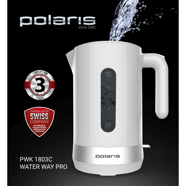 Чайник Polaris PWK 1803C (Цвет: White)