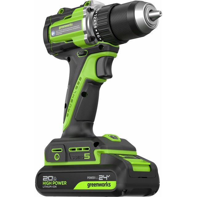 Дрель-шуруповерт Greenworks DD560 (Цвет: Green)