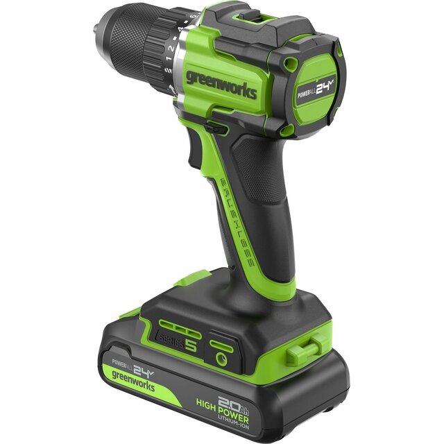 Дрель-шуруповерт Greenworks DD560 (Цвет: Green)