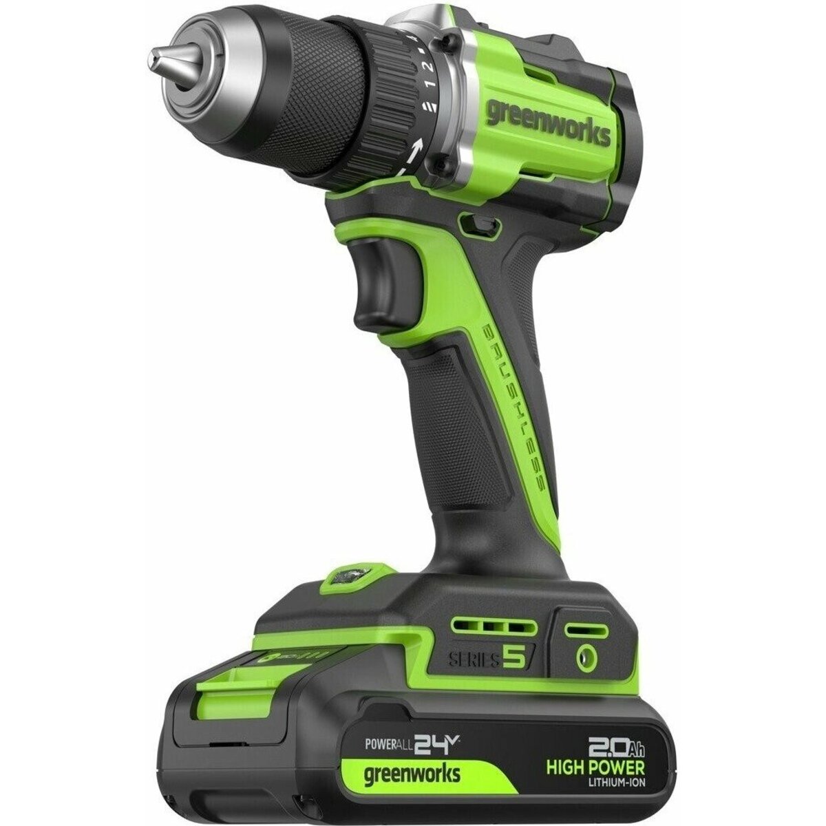 Дрель-шуруповерт Greenworks DD560 (Цвет: Green)