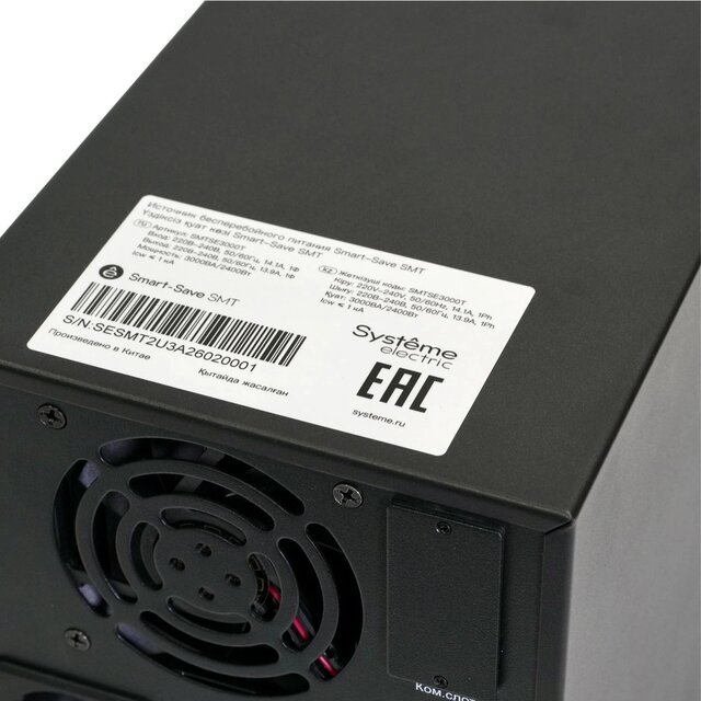 Источник бесперебойного питания Systeme Electriс SMT SMTSE3000TI, черный