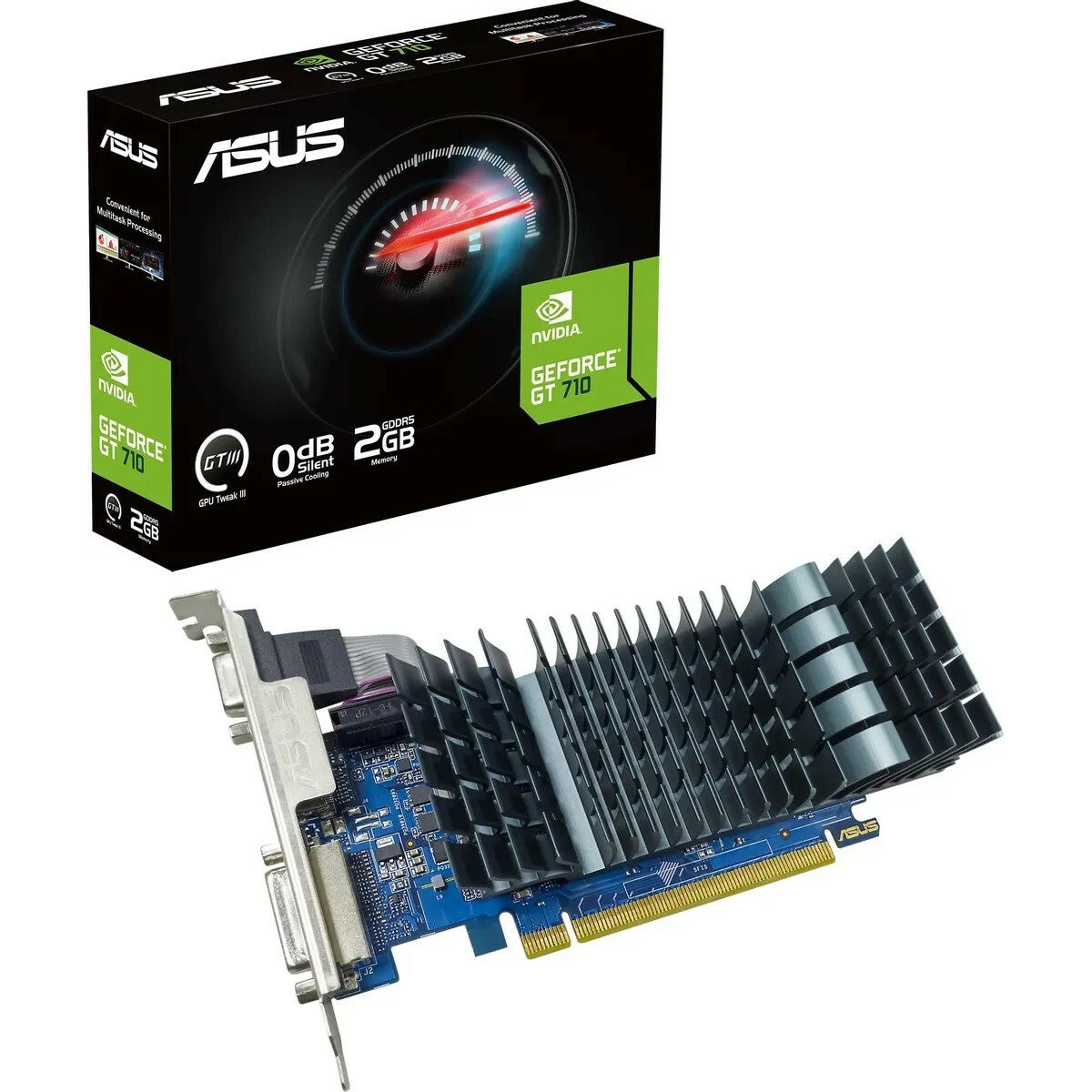 Видеокарта ASUS GeForce GT 710 2Gb (GT710-SL-2GD5-BRK-EVO)