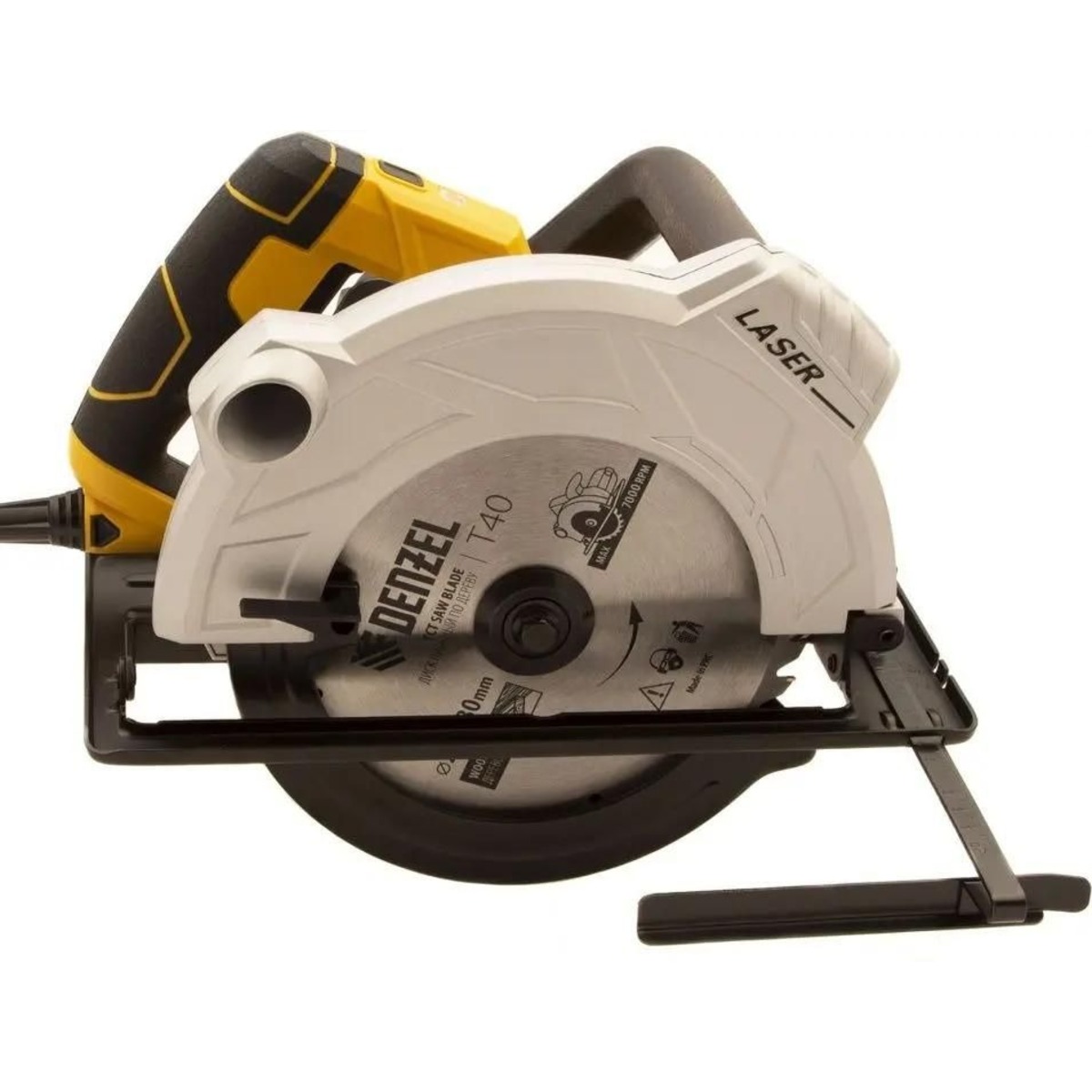 Циркулярная пила (дисковая) Denzel CS-210 (Цвет: Yellow)