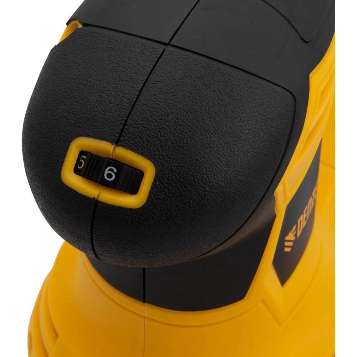 Эксцентриковая шлифмашина Denzel OS-125 (Цвет: Orange/Black)