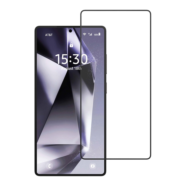 Защитное стекло Devia Star Series Entire View Tempered Glass для смартфона Samsung S25 Edge, черный
