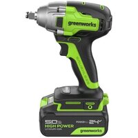 Гайковерт Greenworks GD24IW400 (Цвет: Green)