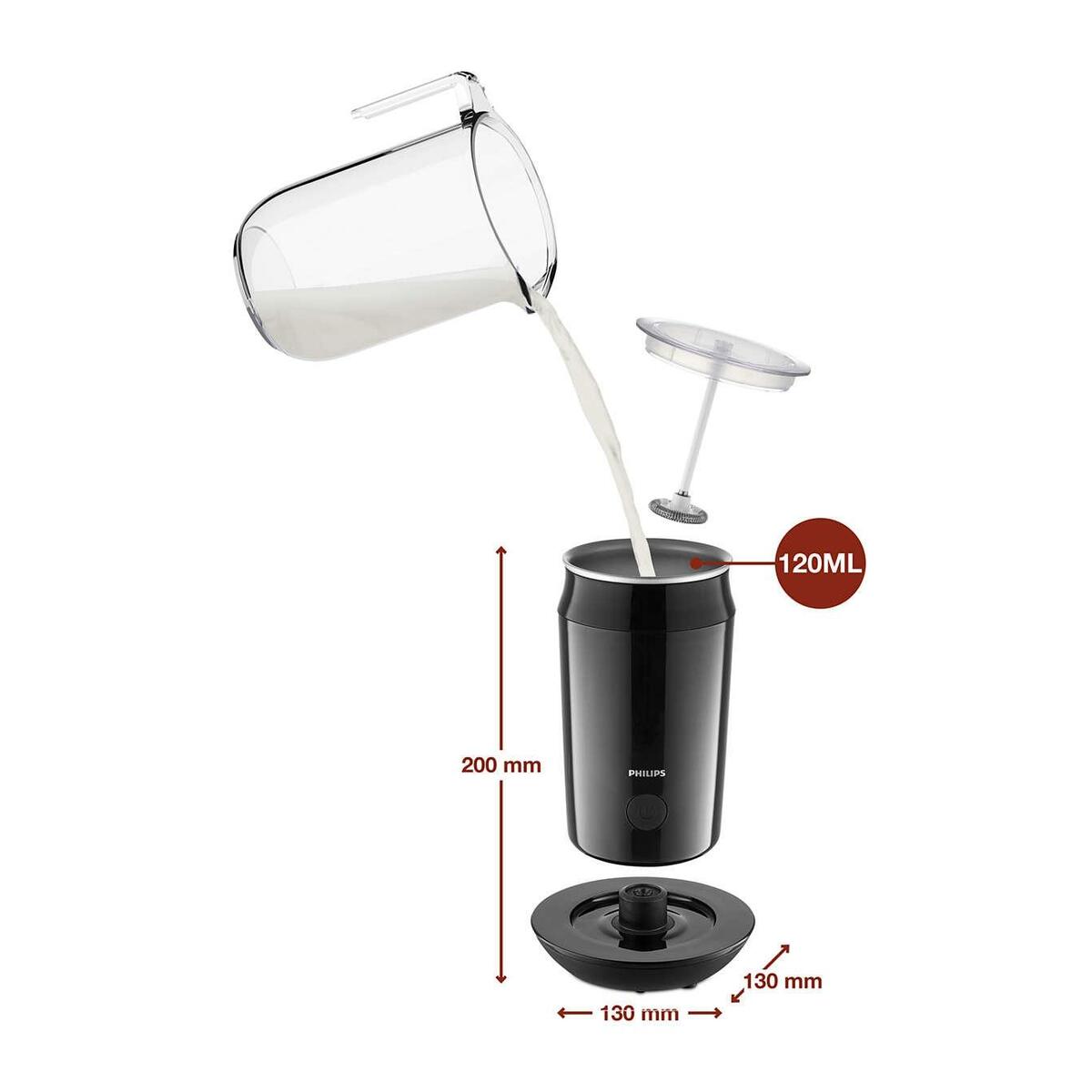 Вспениватель молока Philips Milk Twister CA6500/63 (Цвет: Black)