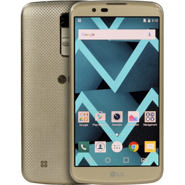 Смартфон LG K10 16Gb K410 (Цвет: Shiny Gold)