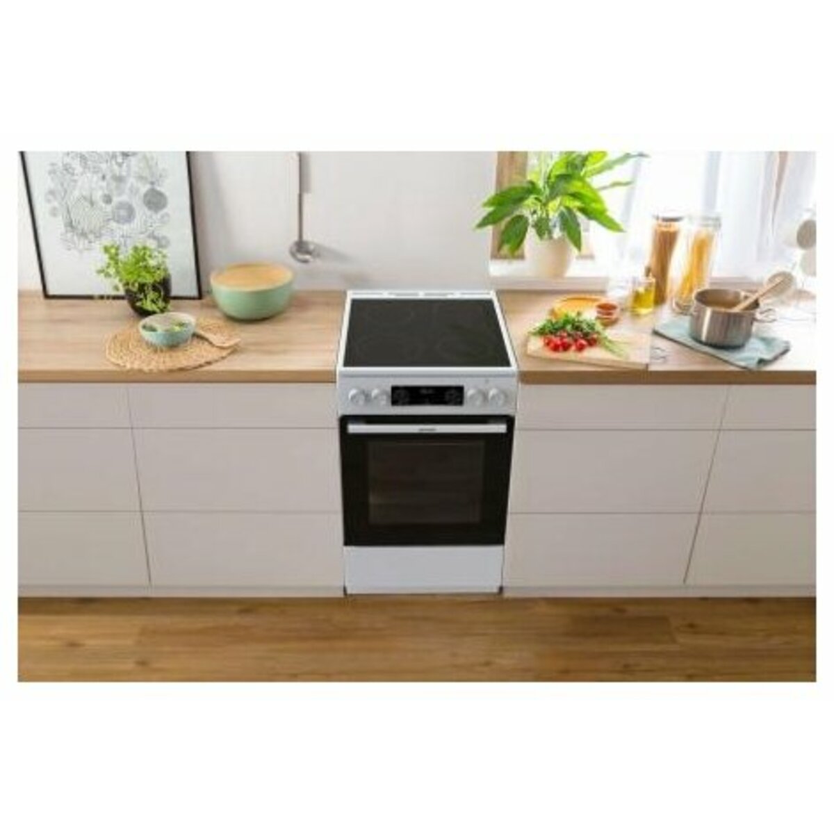 Плита электрическая Gorenje GECS5C70WA (Цвет: White)