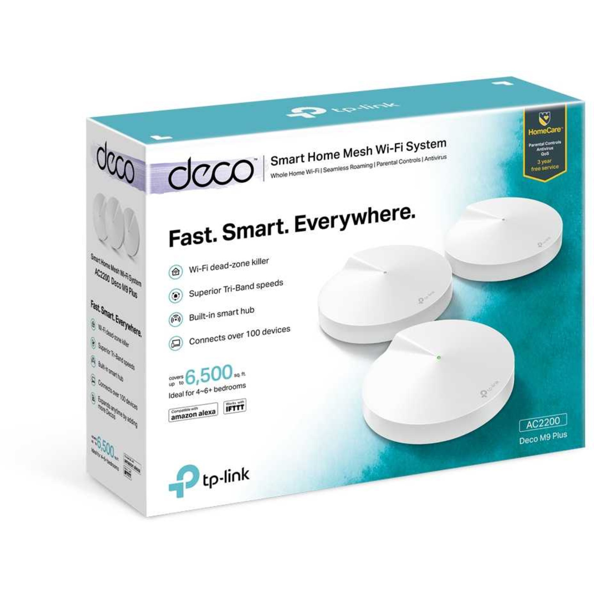 Бесшовный Mesh роутер TP-Link Deco M9 Plus (3-pack)