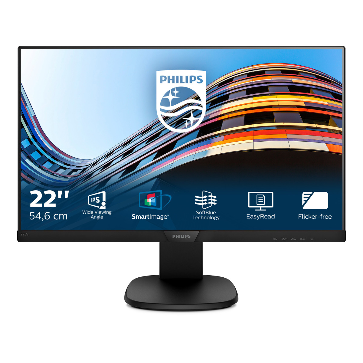 Монитор Philips 21.5'' 223S7EHMB (Цвет: Black)