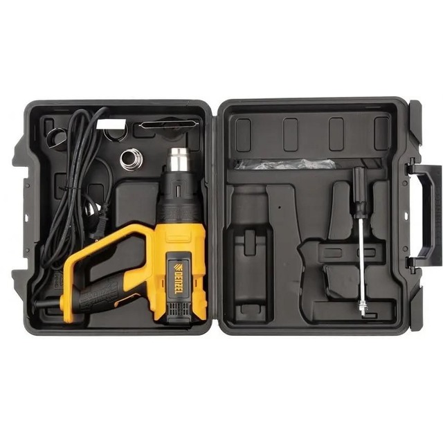 Технический фен Denzel HG-2000E (Цвет: Yellow)