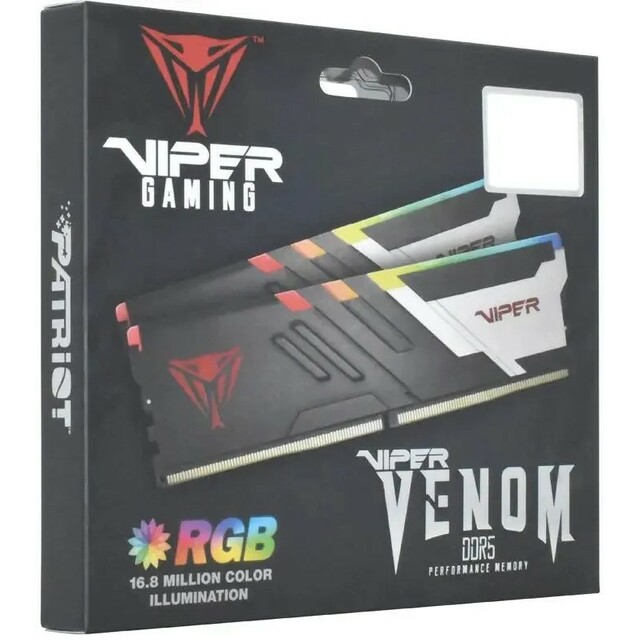 Оперативная память Patriot Viper Venom 64GB (2 x 32Gb) DDR5 5200 MHz DIMM