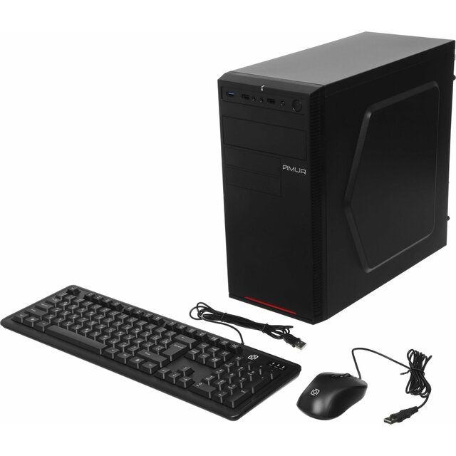 ПК Amur Нарвал B7I21 АМУЕ.466219.002 (Core i5 12400 2.5Ghz / 16Gb DDR5 / SSD512Gb / Intel UHD Graphics 730 / noOS / black) 