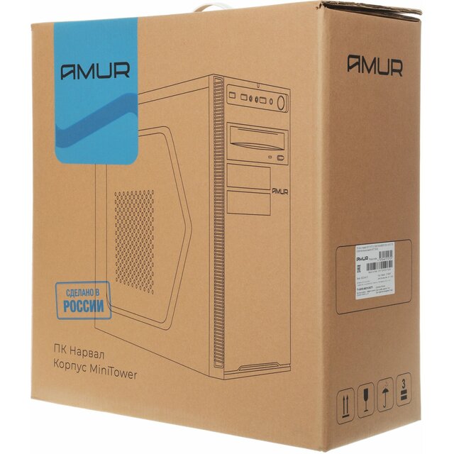 ПК Amur Нарвал B7I21 АМУЕ.466219.002 (Core i5 12400 2.5Ghz / 16Gb DDR5 / SSD512Gb / Intel UHD Graphics 730 / noOS / black) 
