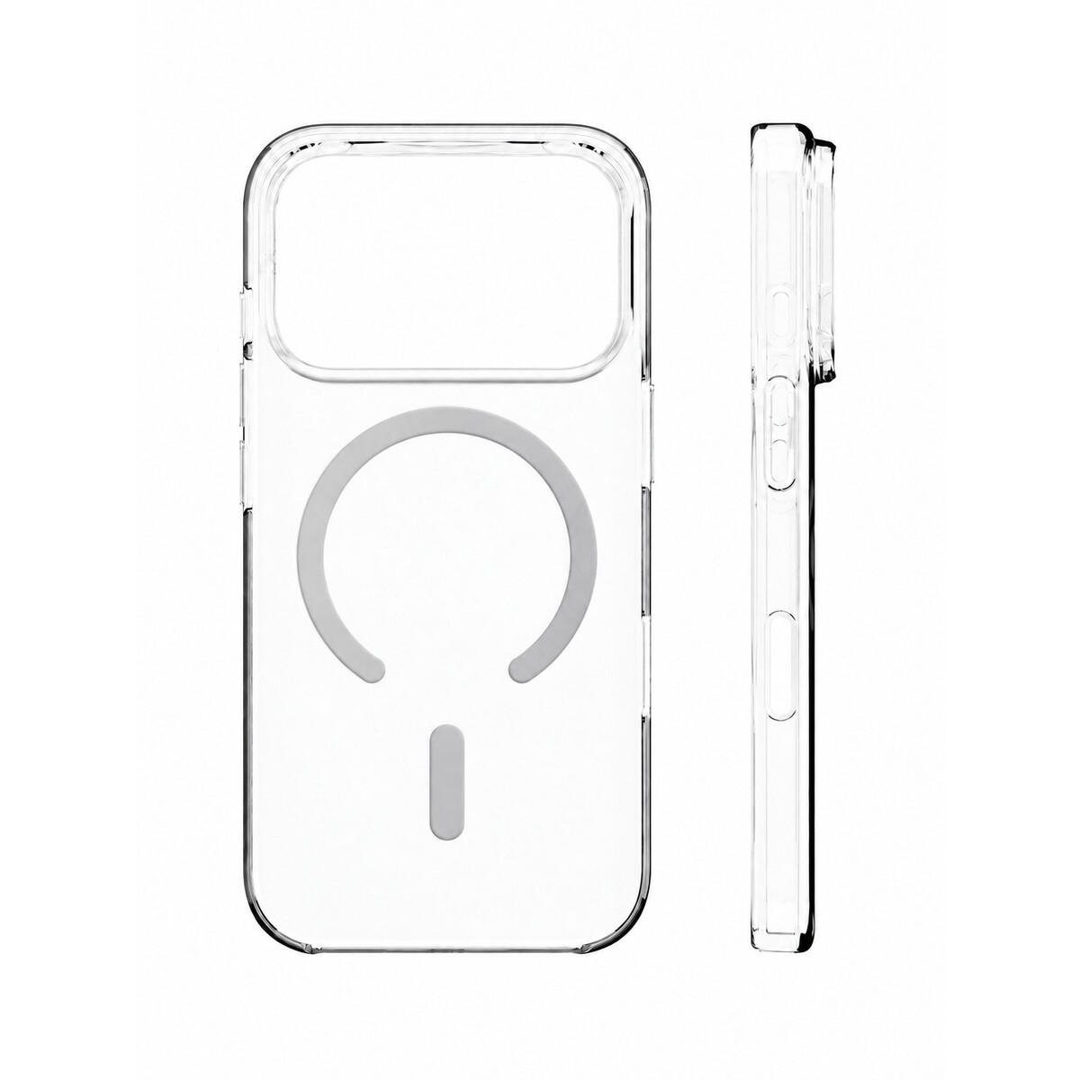 Чехол-накладка VLP Puro Case with MagSafe для Apple iPhone 18 Pro Max, прозрачный