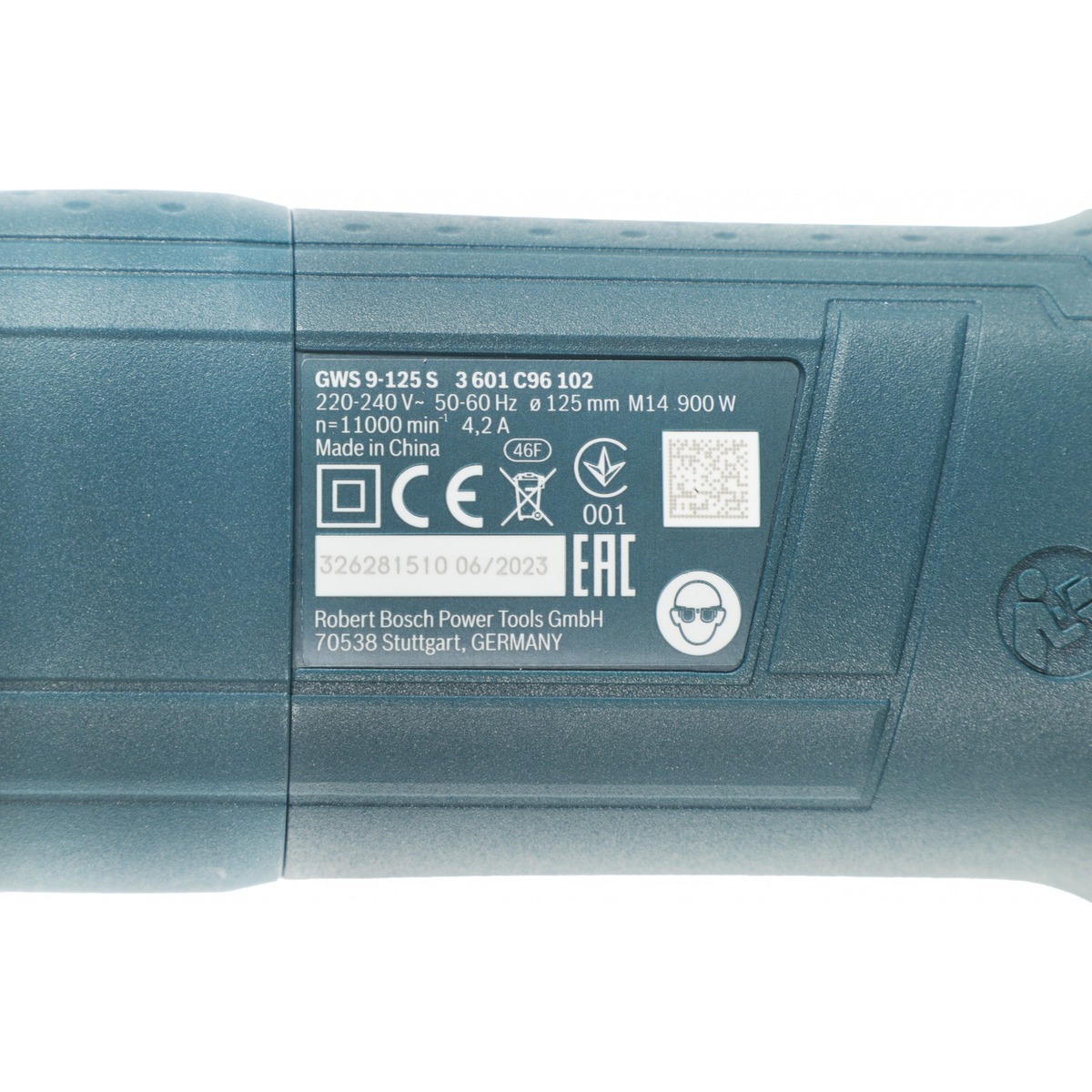 Углошлифовальная машина Bosch GWS 9-125 S (Цвет: Blue)