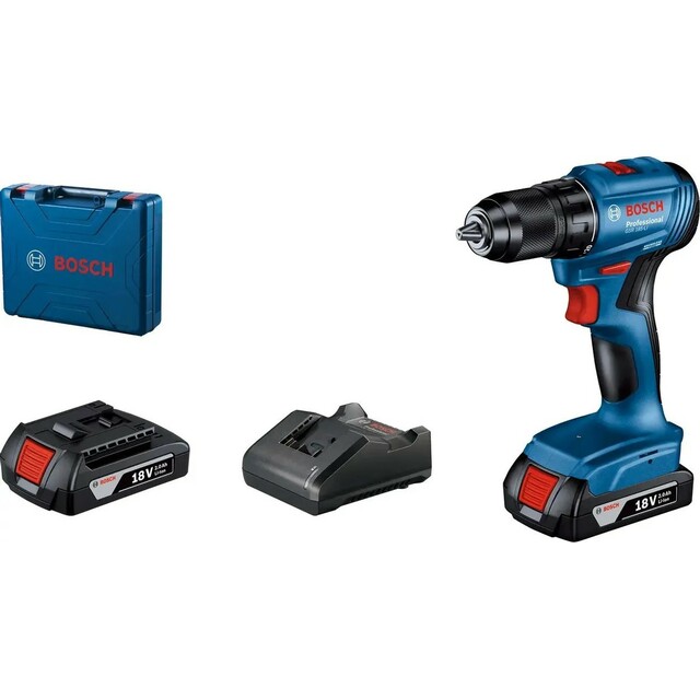 Дрель-шуруповерт Bosch GSR 185-LI (Цвет: Blue)