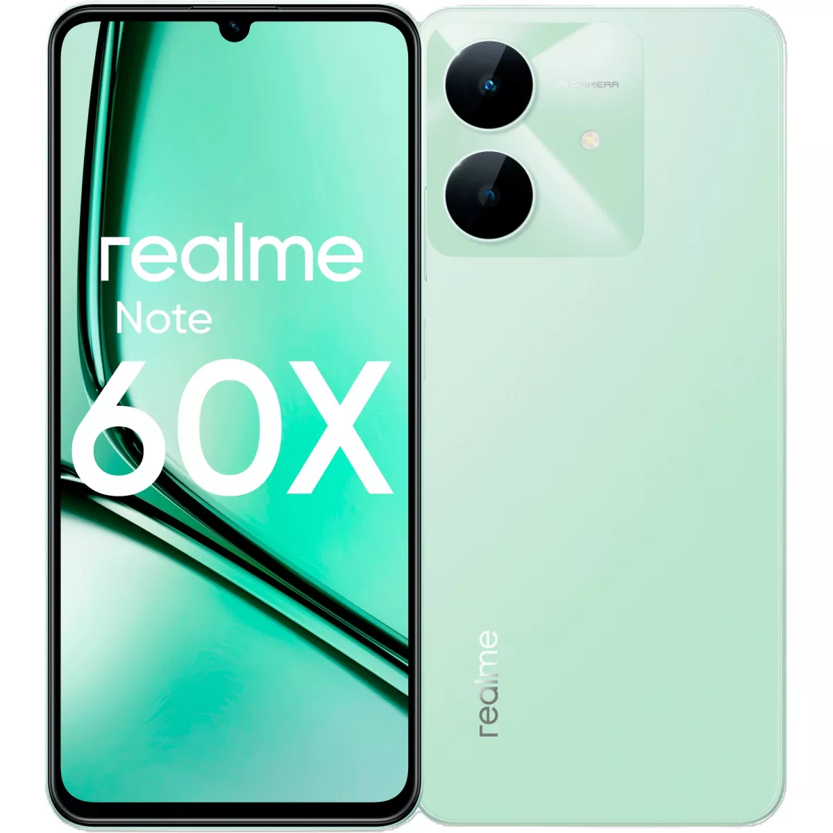 Смартфон realme Note 60x 4/128Gb (Цвет: Wilderness Green)