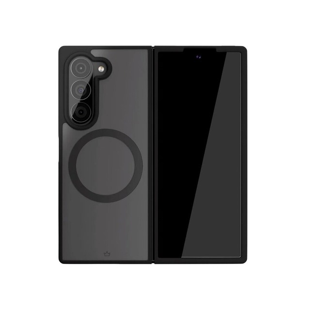 Чехол-накладка VLP Moon Сase MagSafe для смартфона Samsung Galaxy Z Fold 6 (Цвет: Black)