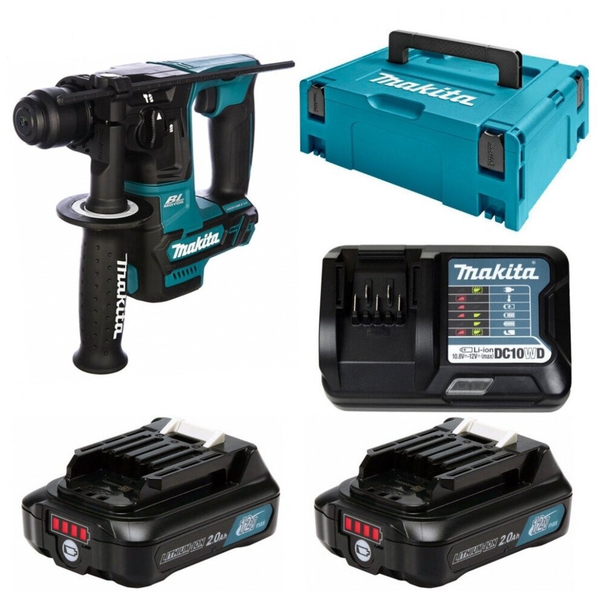 Перфоратор Makita HR166DWAJ (Цвет: Blue)