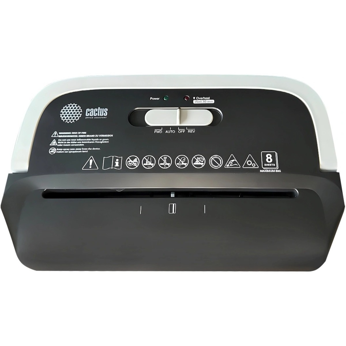 Шредер Cactus CS-SH-C2, черный