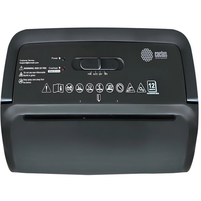 Шредер Cactus CS-SH-E4, черный