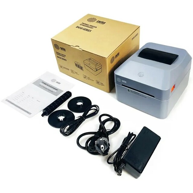 Термопринтер Cactus CS-TP-D430U, черный Термопринтер Cactus CS-TP-D430U, черный