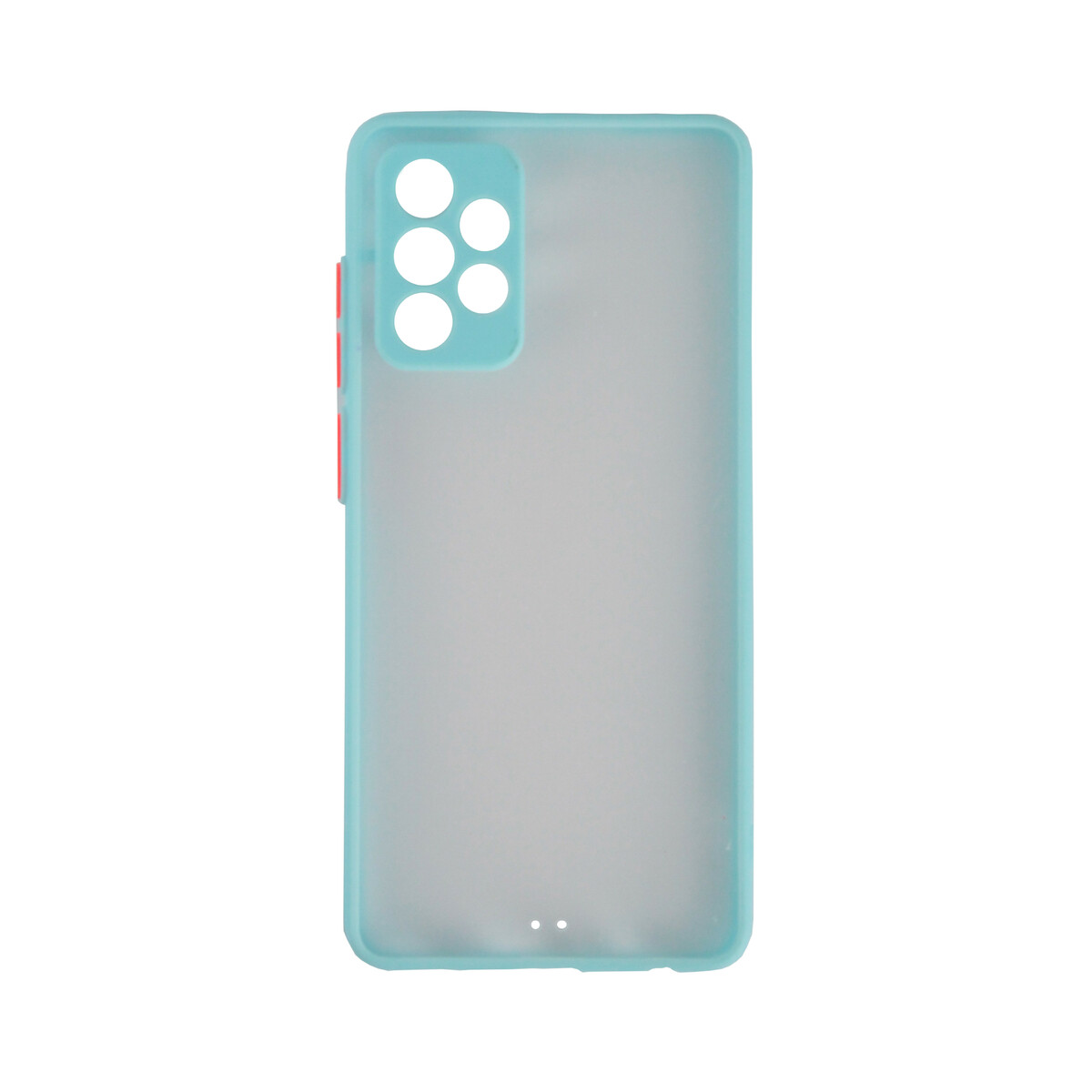 Чехол-накладка матовая с окантовкой для смартфона Samsung Galaxy A72 (Цвет: Blue)