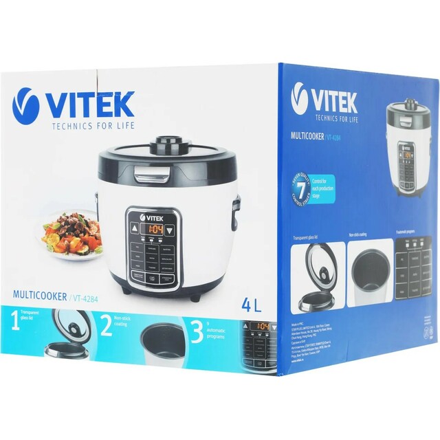 Мультиварка Vitek VT-4284 (Цвет: White/Black)