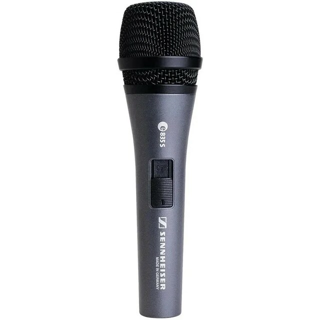 Микрофон проводной Sennheiser E 835-S, черный
