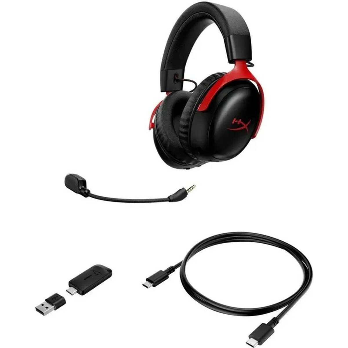 Компьютерная гарнитура HyperX Cloud III S Wireless (Цвет: Black / Red)