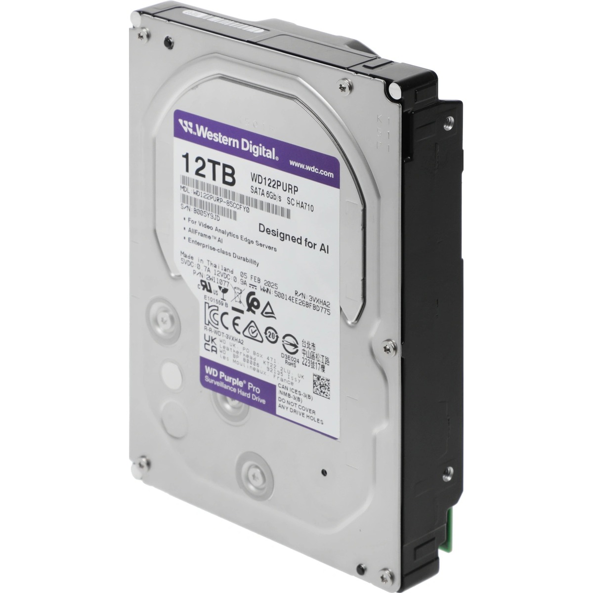 Жесткий диск WD SATA-III 12TB WD122PURP