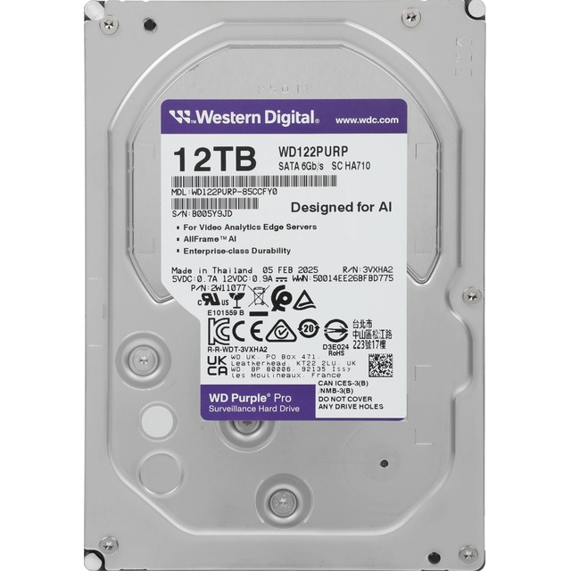Жесткий диск WD SATA-III 12TB WD122PURP