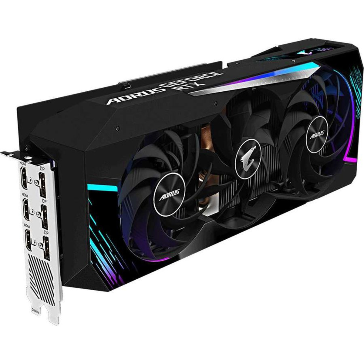 Видеокарта GIGABYTE PCI-E 4.0 GV-N3080AORUS M-10GD 3.0 LHR NVIDIA GeForce RTX 3080 10240Mb 320 GDDR6X 1845 / 19000 / HDMIx3 / DPx3 / HDCP Ret