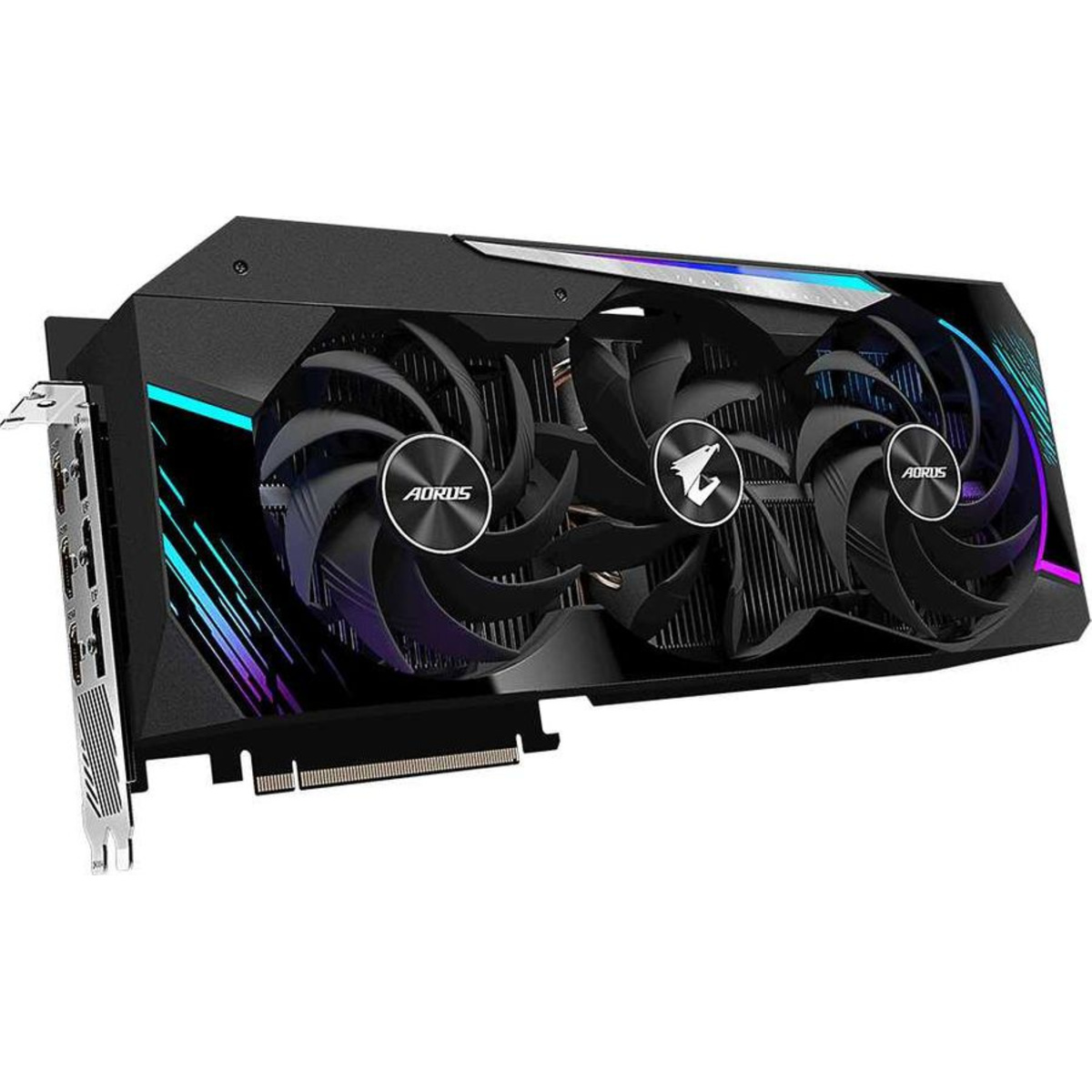 Видеокарта GIGABYTE PCI-E 4.0 GV-N3080AORUS M-10GD 3.0 LHR NVIDIA GeForce RTX 3080 10240Mb 320 GDDR6X 1845 / 19000 / HDMIx3 / DPx3 / HDCP Ret
