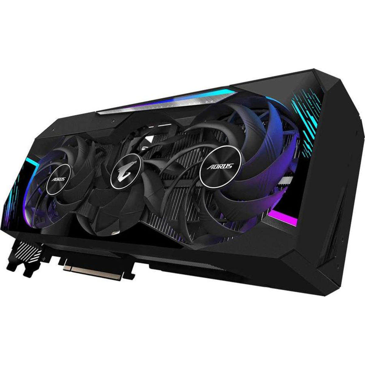 Видеокарта GIGABYTE PCI-E 4.0 GV-N3080AORUS M-10GD 3.0 LHR NVIDIA GeForce RTX 3080 10240Mb 320 GDDR6X 1845 / 19000 / HDMIx3 / DPx3 / HDCP Ret