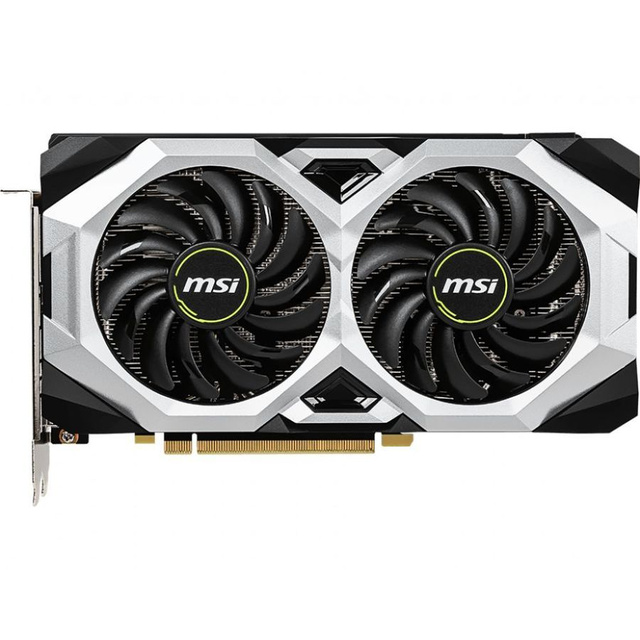 Видеокарта MSI PCI-E RTX 2060 SUPER VENTUS OC RU NVIDIA GeForce RTX 2060SUPER 8192Mb 256 GDDR6 / 14000 / HDMIx1 / DPx3 / HDCP Bulk